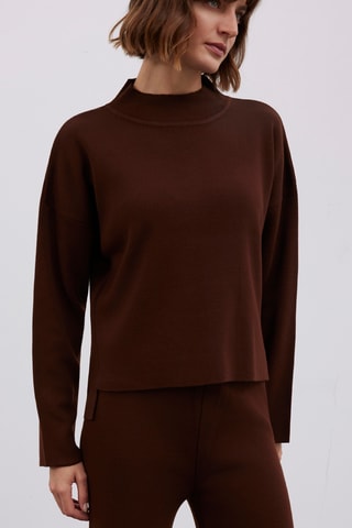 Pull oversize - Marron