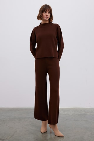 Pull oversize - Marron