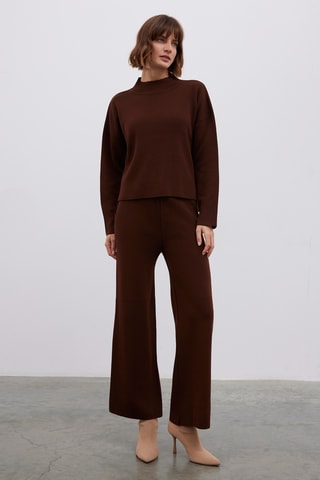 Pull oversize - Marron