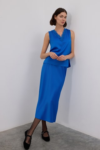 Top - Bleu vif