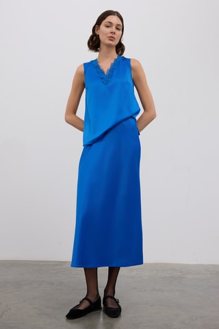 Top - Bleu vif