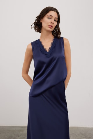 Top - Bleu marine