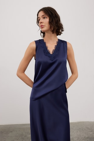 Top - Bleu marine