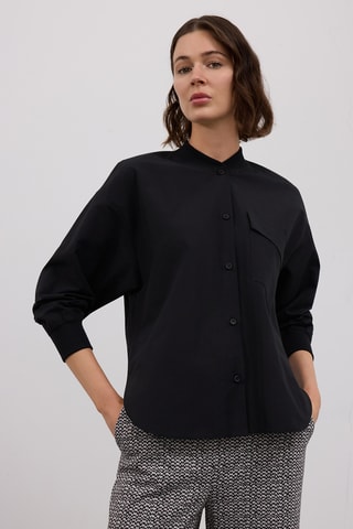 Chemisier oversize - Noir