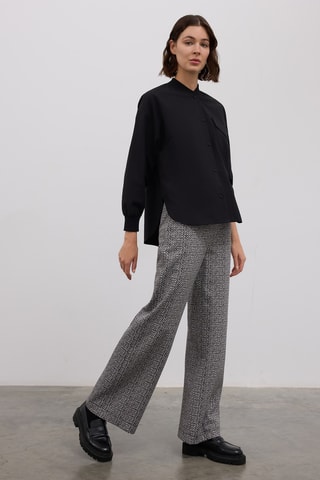 Chemisier oversize - Noir