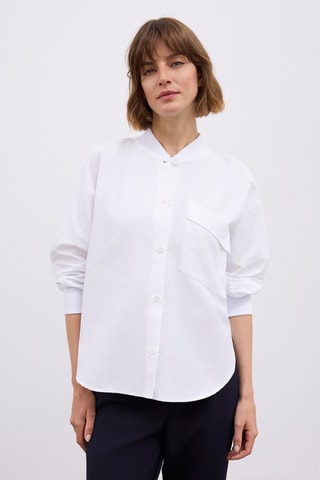 Chemisier oversize - Blanc