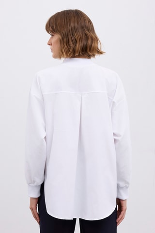 Chemisier oversize - Blanc