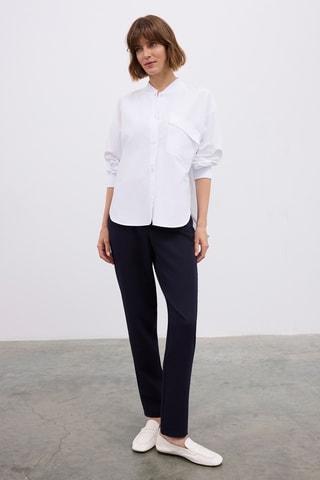 Chemisier oversize - Blanc