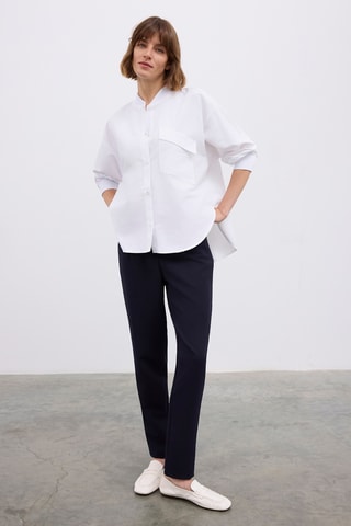 Chemisier oversize - Blanc