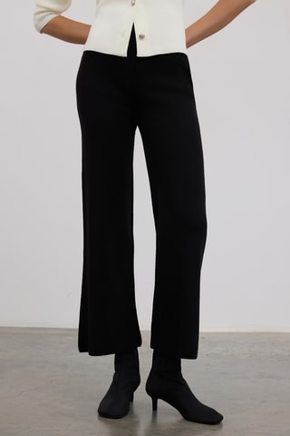 Pantalon wide legs - Noir