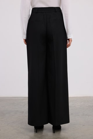 Pantalon wide legs - Noir