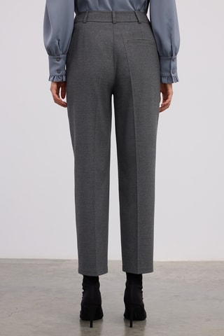 Pantalon carotte - Gris