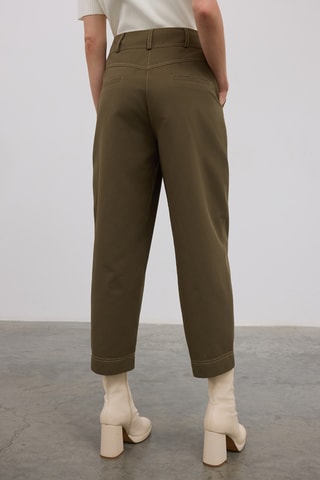 Pantalon carotte - Kaki