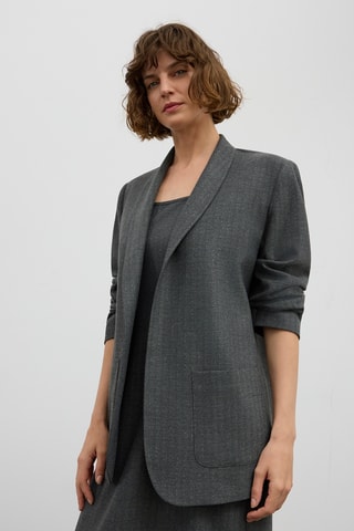 Blazer - Gris anthracite