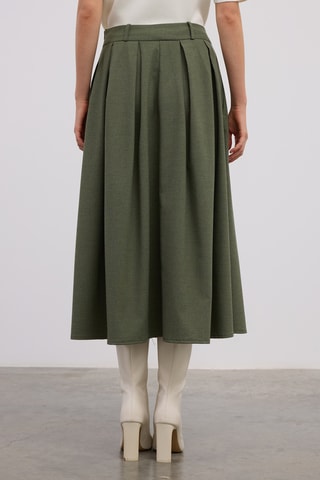 Jupe longue - Vert kaki