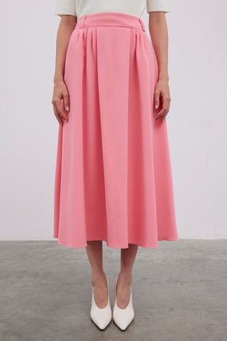 Jupe midi - Rose