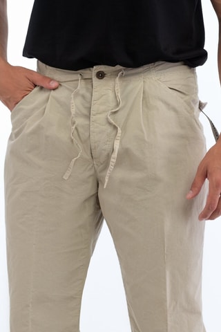 Pantalon carotte - Beige - Incotex