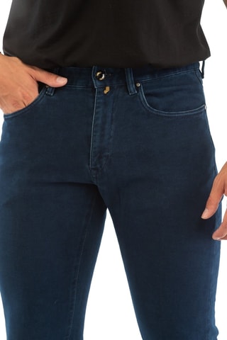 Pantalon slim - Bleu foncé - Incotex