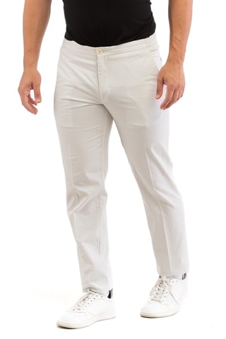 Pantalon slim - Blanc cassé - Incotex
