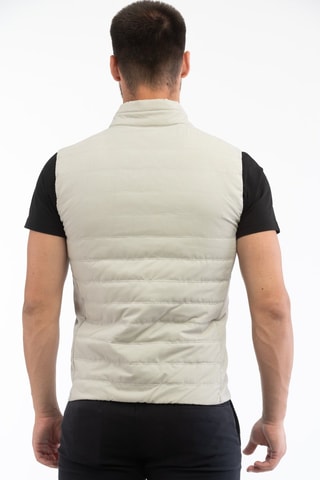 Doudoune light sans manches - Gris clair