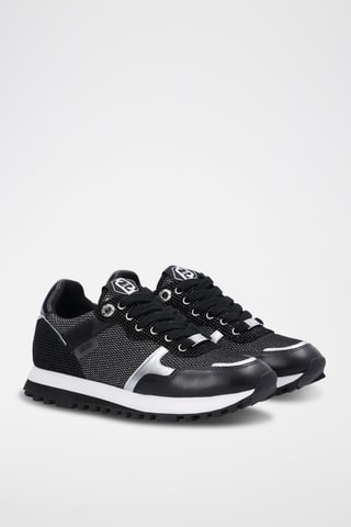Sneakers en cuir de veau Wonder - Noir