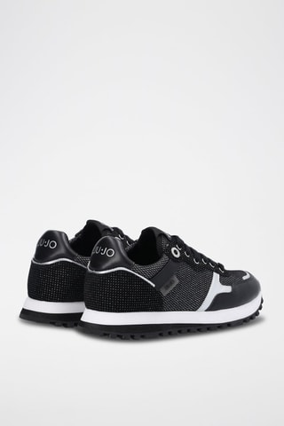 Sneakers en cuir de veau Wonder - Noir
