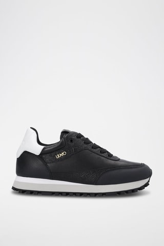 Sneakers en cuir - Noir
