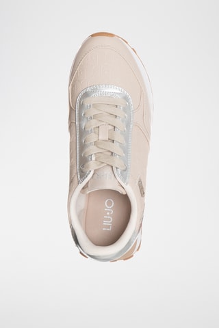 Baskets Evelyn - Beige et argenté