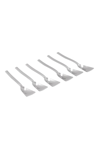 6 cuillères en acier inoxydable - 14 cm