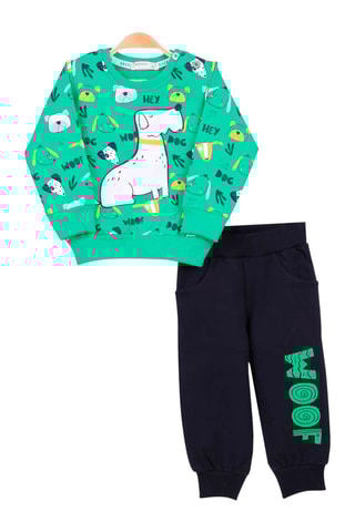 Sweat et jogging - Vert d’eau et bleu nuit