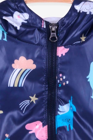 Imperméable à capuche - Bleu