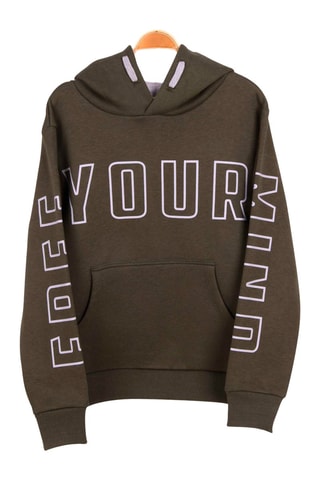 Sweat à capuche - Kaki