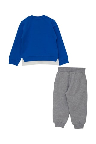 Sweat et jogging - Bleu et gris chiné