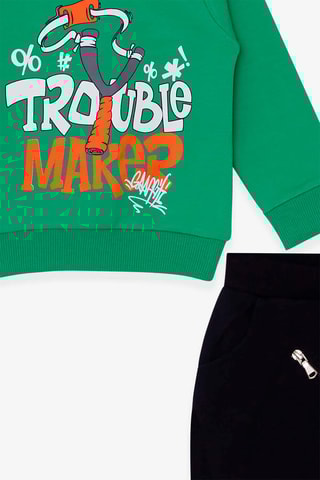 Sweat et jogging - Vert et noir