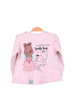 T-shirt - Mauve chiné
