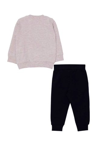 Sweat et jogging - Beige chiné et bleu nuit