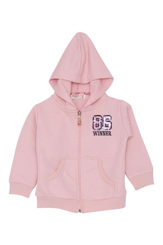Sweat à capuche - Rose poudré