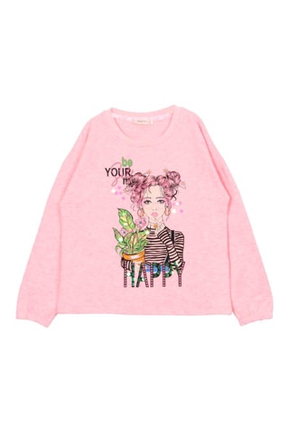 T-shirt - Saumon chiné