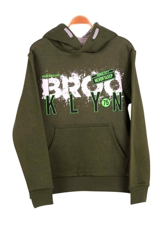 Sweat à capuche - Kaki