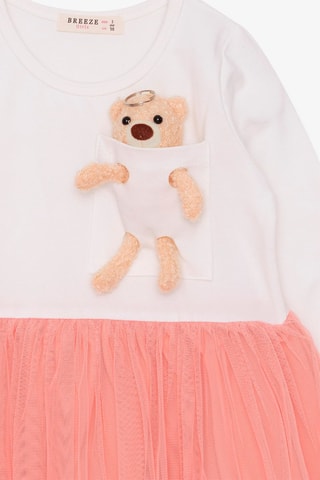 Robe - Ecru et rose