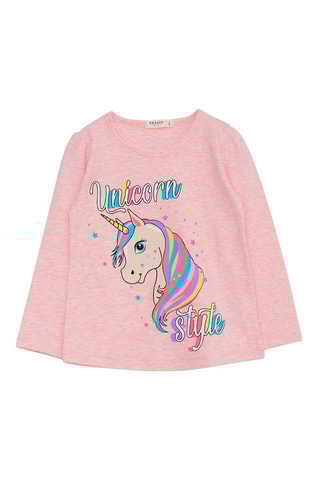 T-shirt - Rose chiné