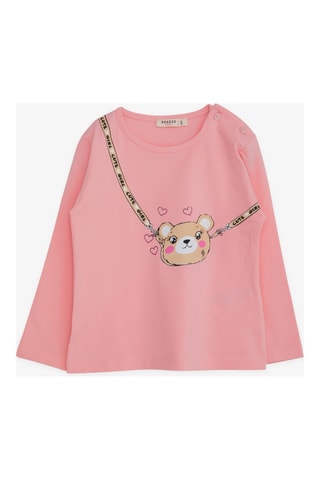 T-shirt - Rose et marron