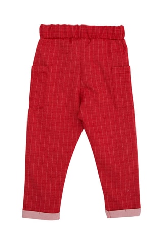 Pantalon - Rouge et gris