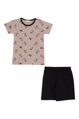 Pyjama - Camel et noir