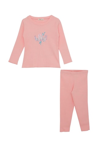 T-shirt et legging - Saumon