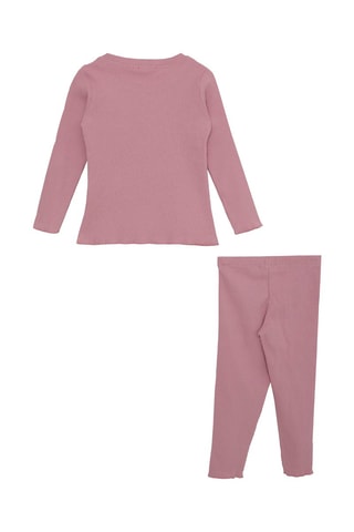 T-shirt et legging - Rose