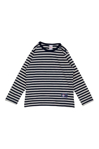 T-shirt - Bleu marine et blanc