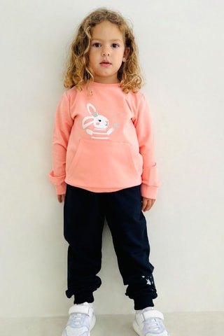 Sweat et jogging - Saumon et bleu