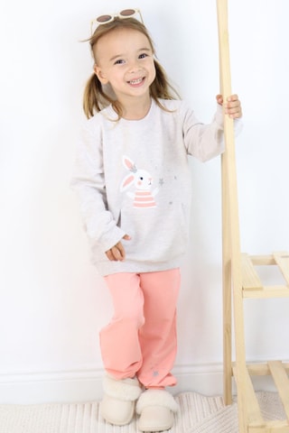 Sweat et jogging - Beige et rose