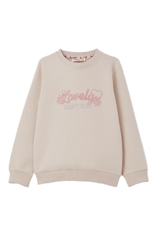 Sweat et pantalon - Beige et rose